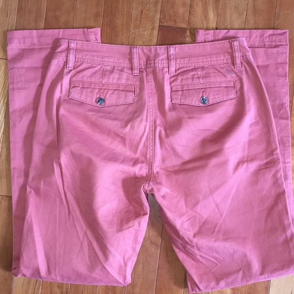 Eddie Bauer 2 Rust/Coral Khaki Pants - Picture 4 of 4